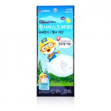 LG생활건강 airwasher KF80 뽀로로 황사마스크 소형 1매